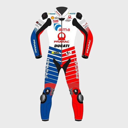 Ducati Francesco Bagnaia MotoGP 2019 Motorcycle Racing Suit - ZEES MOTO