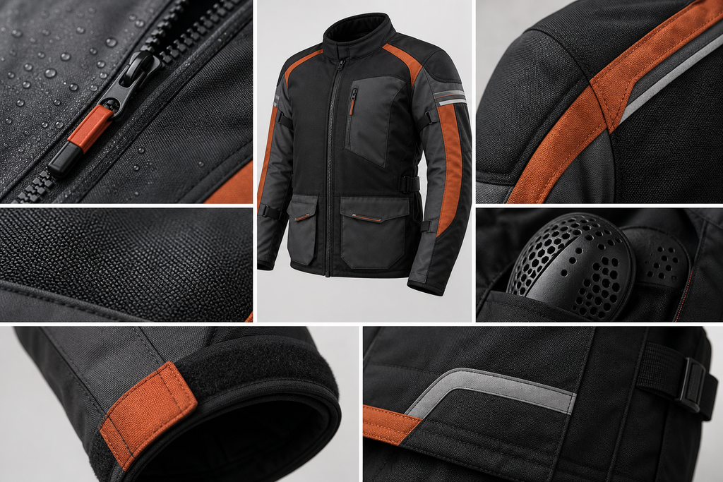 Frontier Shield All-Season Motorcycle Jacket detail