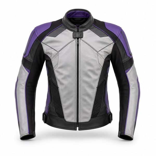 FrostByte R Leather Motorcycle Racing Jacket