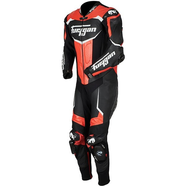 Furygan Overtake Black Red Motorcycle Suit - ZEES MOTO