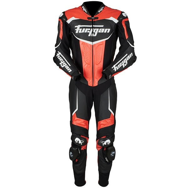 Furygan Overtake Black Red Motorcycle Suit