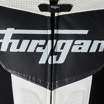 Furygan Overtake Black White Motorcycle Suit - ZEES MOTO