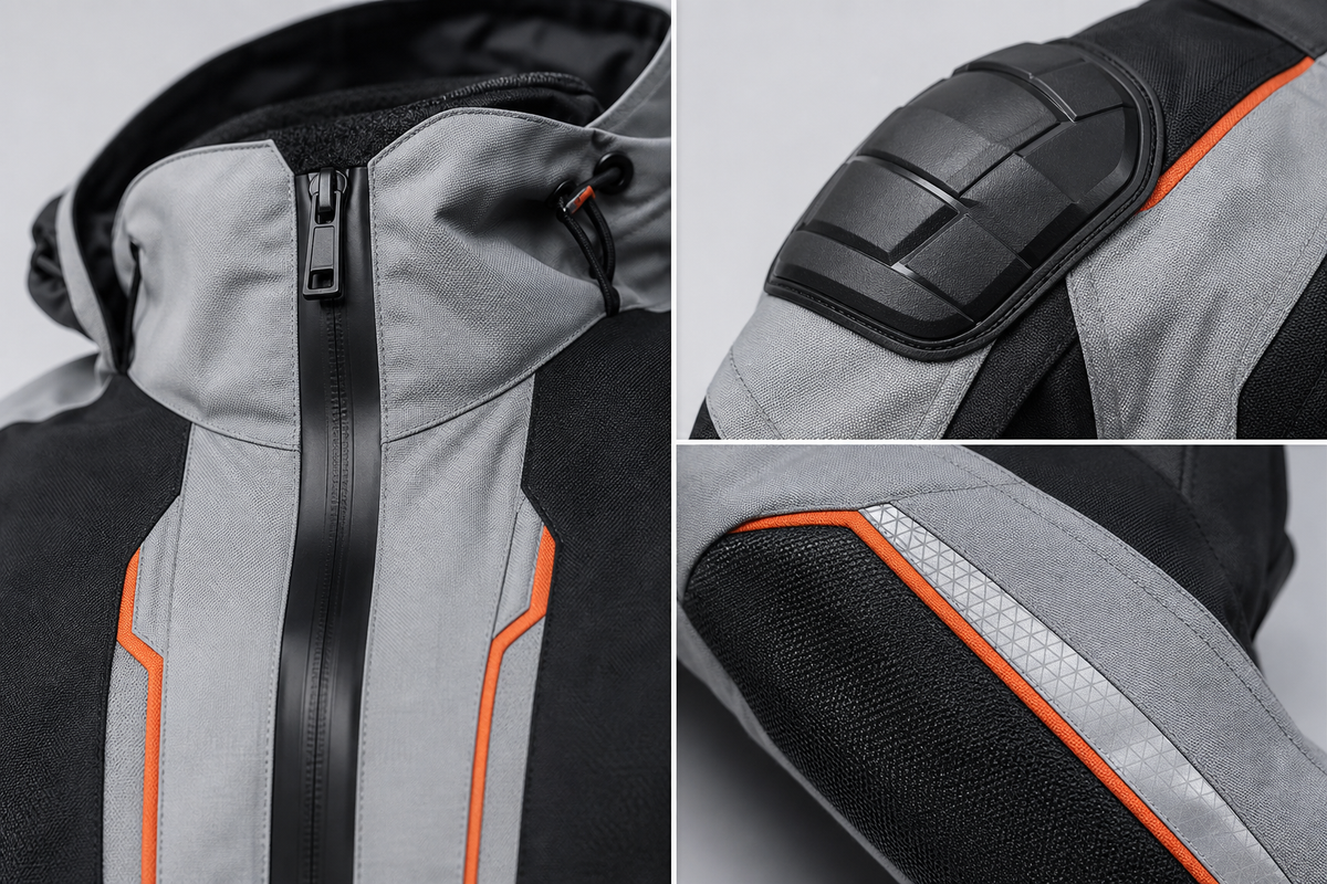 Glacier Route All-Season Motorcycle Jacket detail