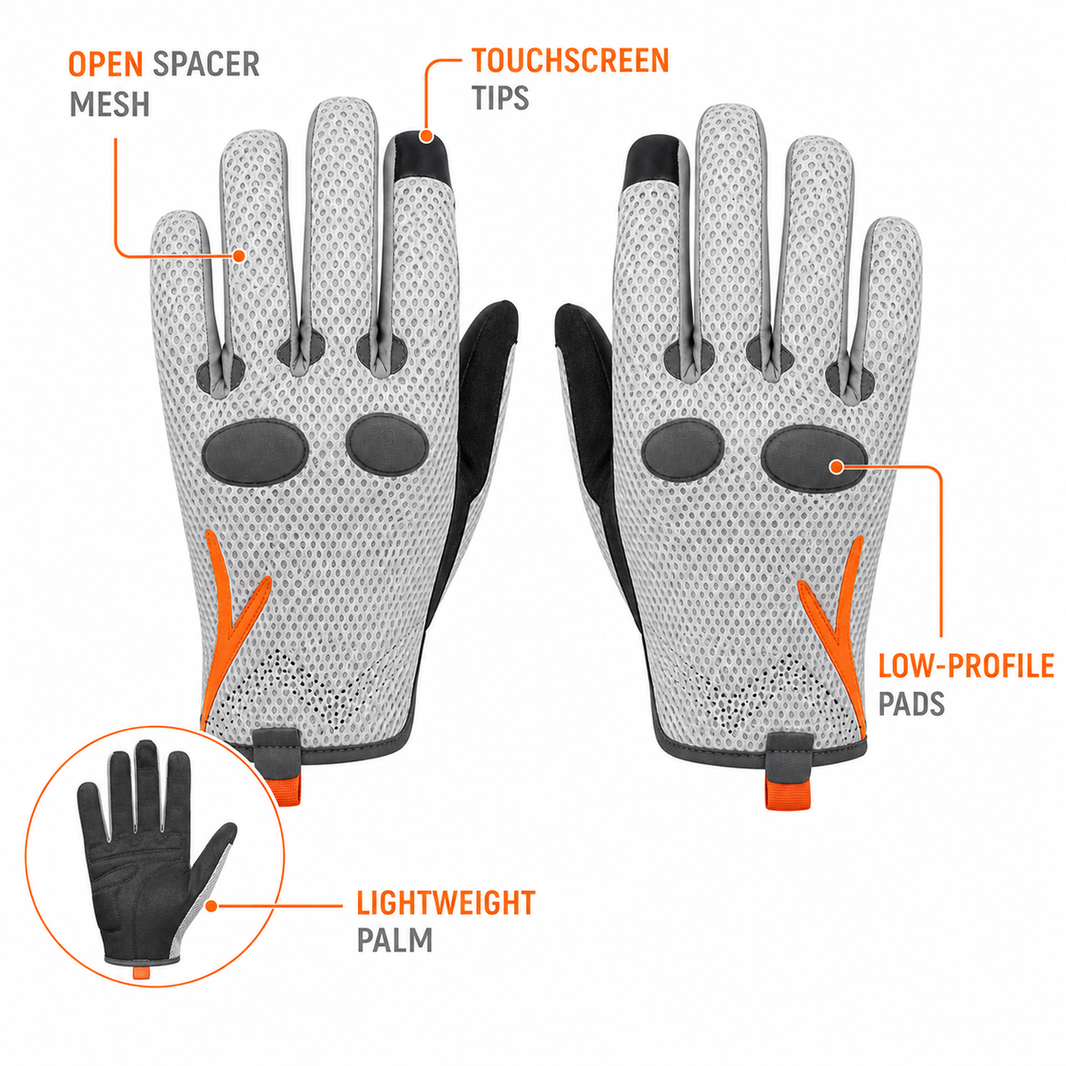 HeatWave ultra-breathable summer motorcycle gloves feature guide