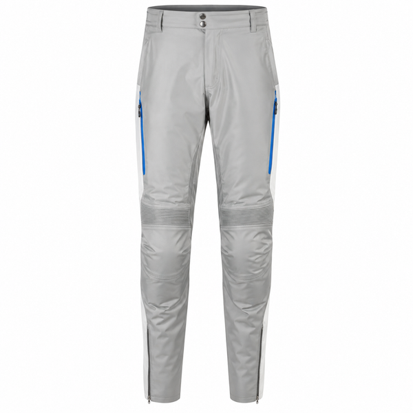 IceCircuit Silver Cobalt Waterproof Textile Motorcycle Pants