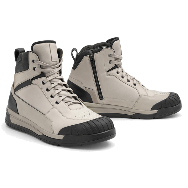 Ivory Apex High-Top Motorcycle Riding Shoes