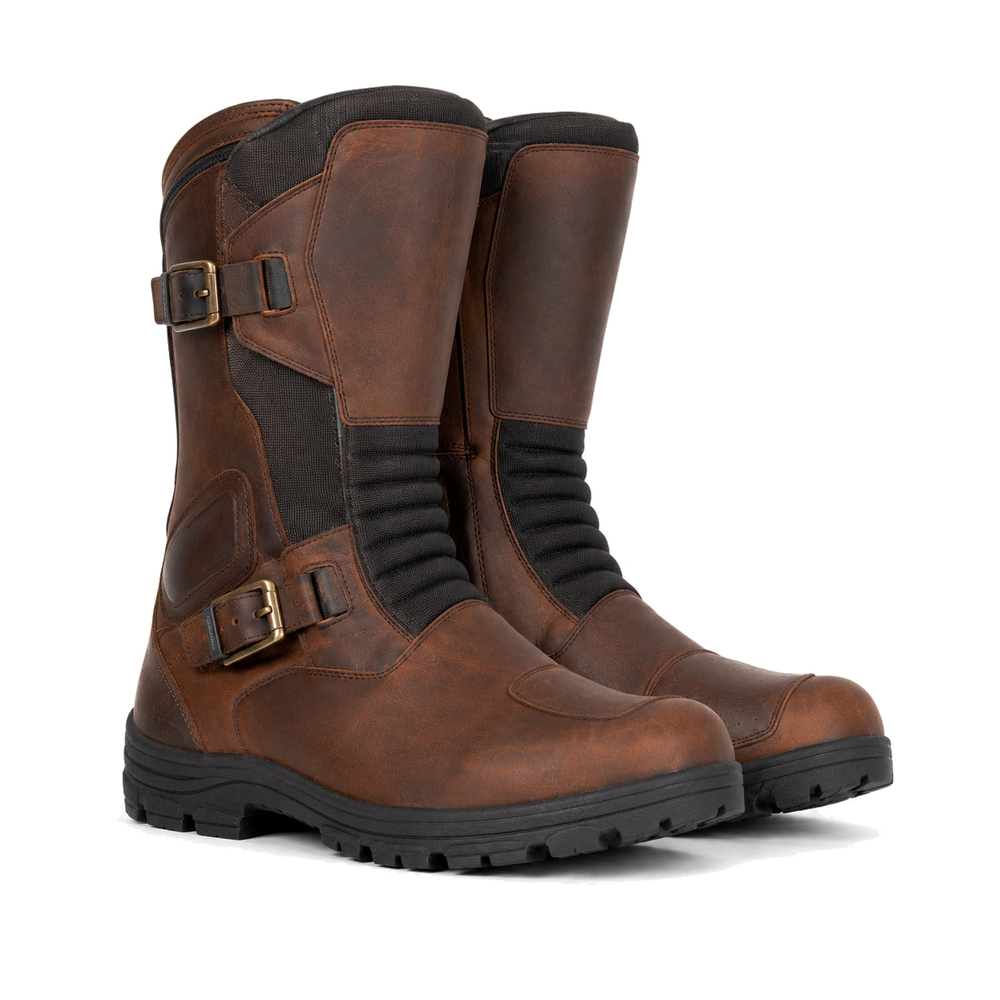 IvoryTransit touring motorcycle boots three-quarter product view