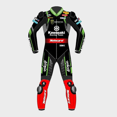 Kawasaki Jonathan Rea WSBK 2018 Motorcycle Suit - ZEES MOTO