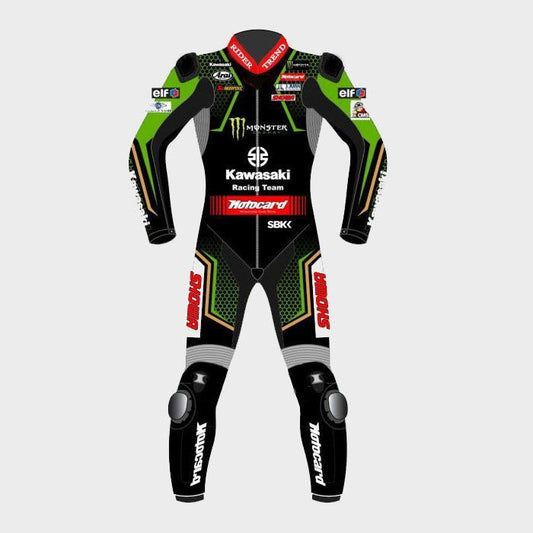 Kawasaki Jonathan Rea WSBK 2021 Motorcycle Suit - ZEES MOTO