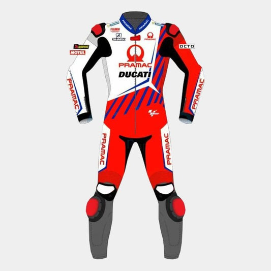 Ducati Pramac 2021 Jorge Martin Motorcycle Suit - ZEES MOTO