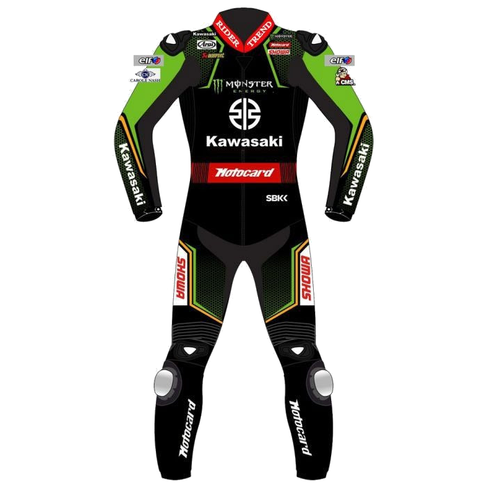 Kawasaki Ninja Jonathan Rea 2020 Motorcycle Racing Suit - ZEES MOTO