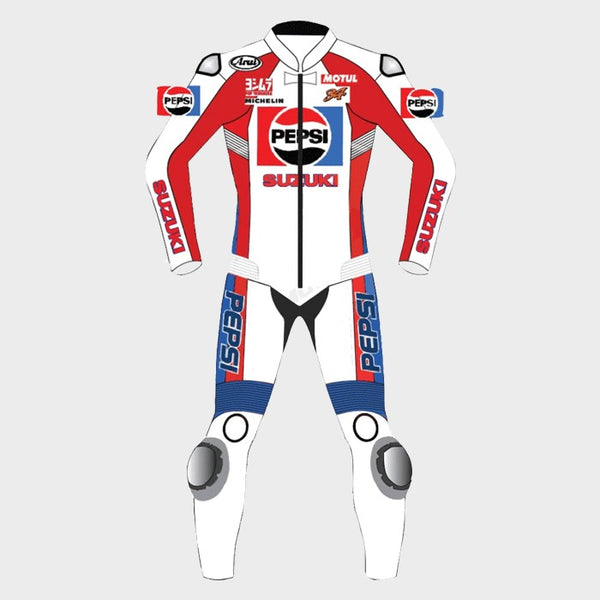 Suzuki Pepsi Kevin Schwantz Motorcycle Suit