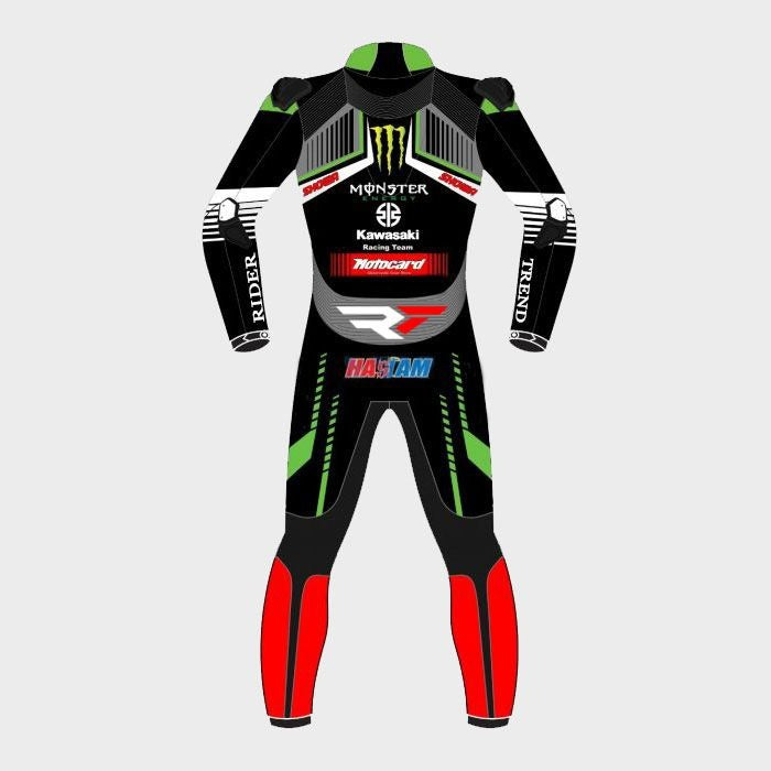 Kawasaki Leon Haslam WSBK 2019 Motorcycle Suit - ZEES MOTO