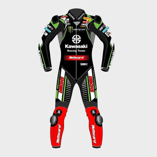 Kawasaki Leon Haslam WSBK 2019 Motorcycle Suit - ZEES MOTO