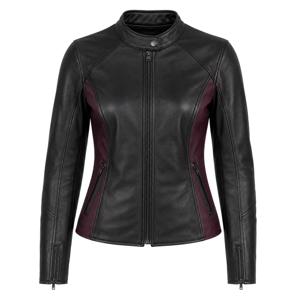 Luna Street Women’s Black Leather Motorcycle Jacket