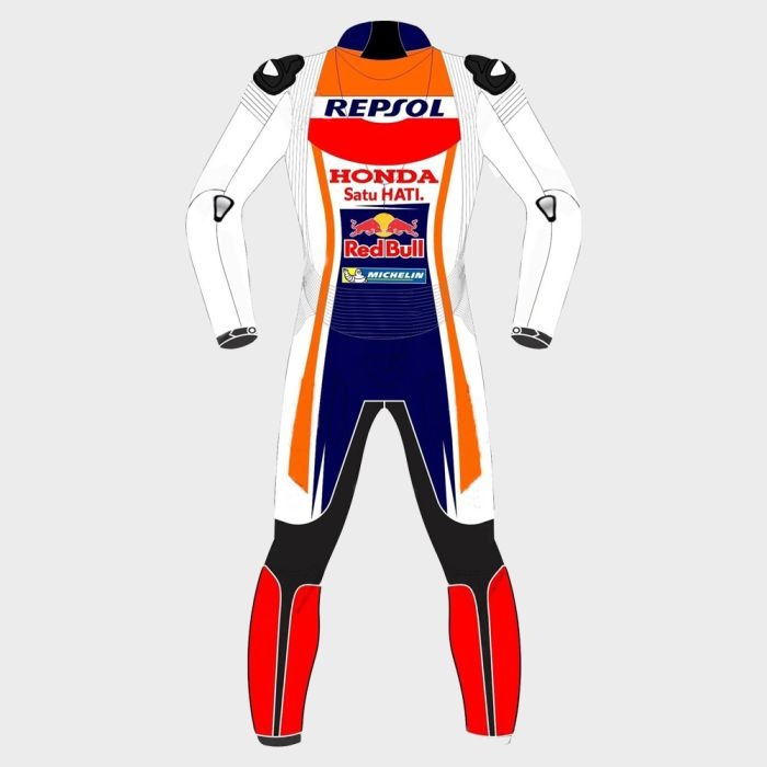 Honda Repsol Marc Marquez Motorcycle Racing Suit - ZEES MOTO
