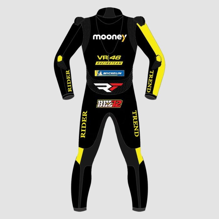 Customized Marco Bezzecchi VR46 2022 Motorcycle Suit - ZEES MOTO