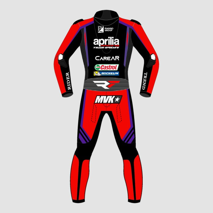 Aprilia Maverick Vinales Motorcycle Racing Suit - ZEES MOTO