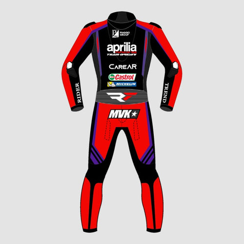 Aprilia Maverick Vinales Motorcycle Racing Suit - ZEES MOTO