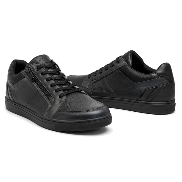 MetroShift Black Low-Top Motorcycle Riding Shoes