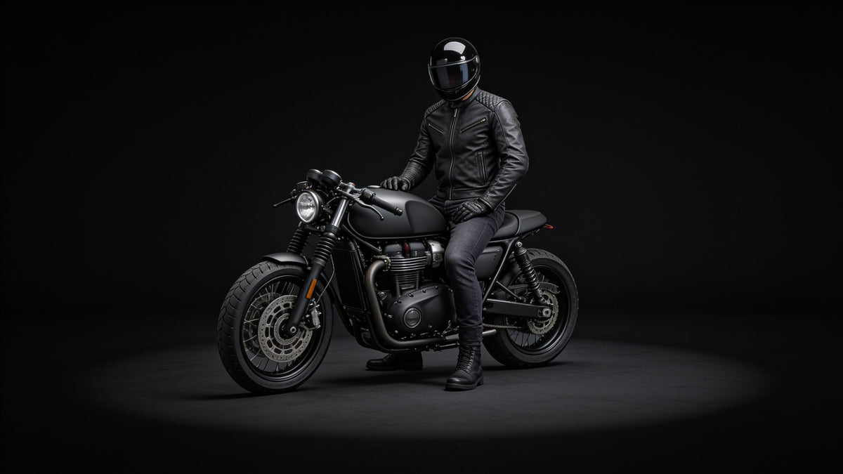 Urban riders in Zees Moto protective leather jackets