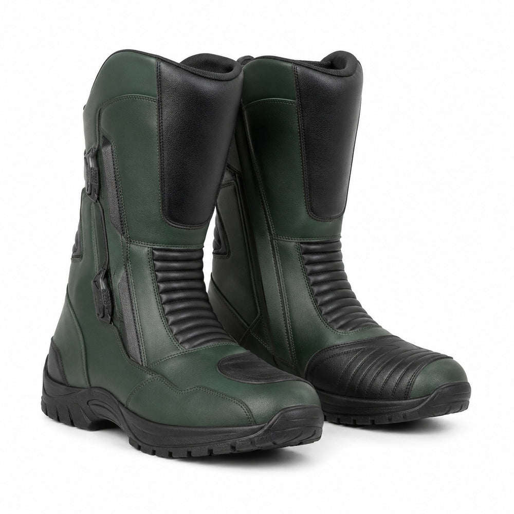 NightVector touring motorcycle boots three-quarter product view