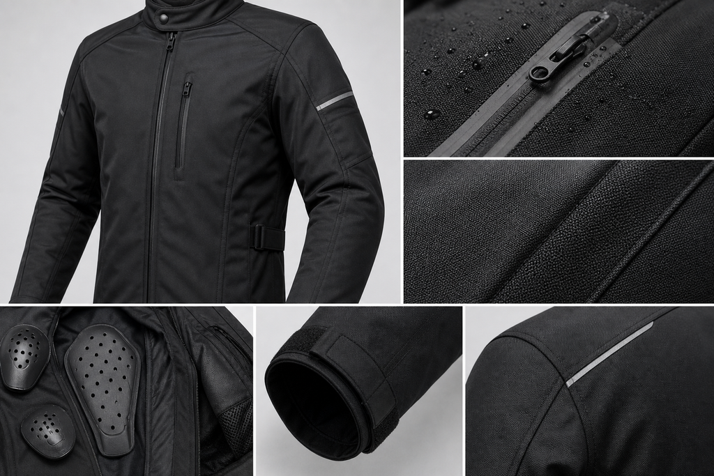 Nightfall Transit All-Season Motorcycle Jacket detail