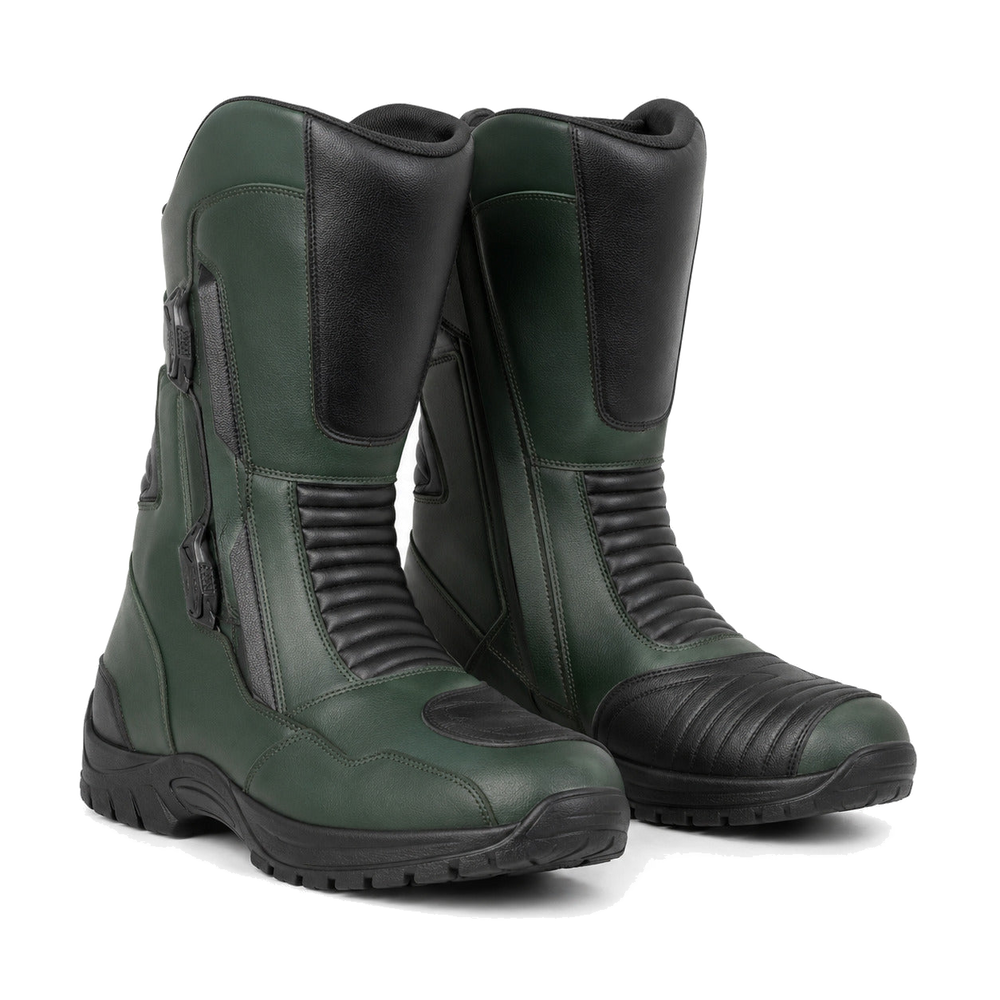 NightVector touring motorcycle boots three-quarter product view