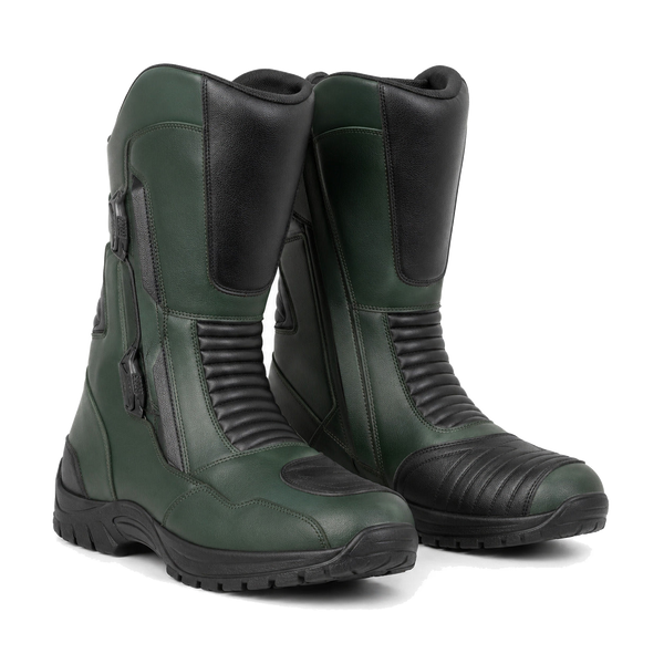 NightVector Black Touring Motorcycle Boots
