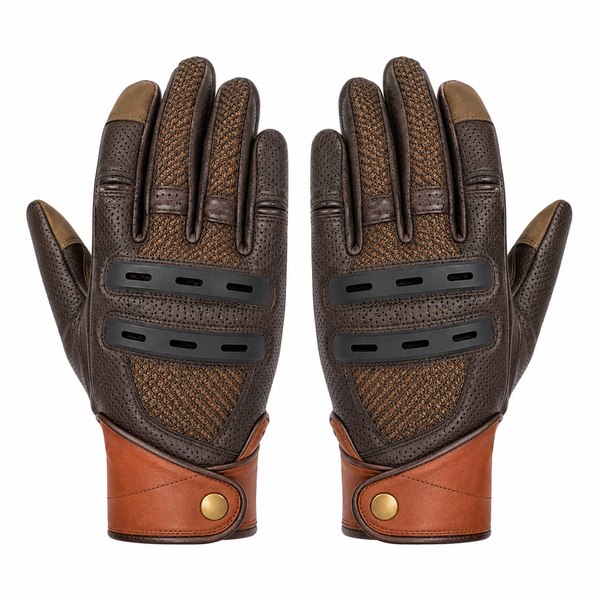NobleAir Premium Mesh–Leather Hybrid Gloves