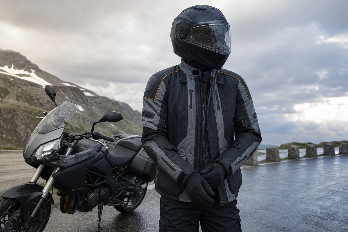 Nordline Traverse All-Season Motorcycle Jacket lifestyle