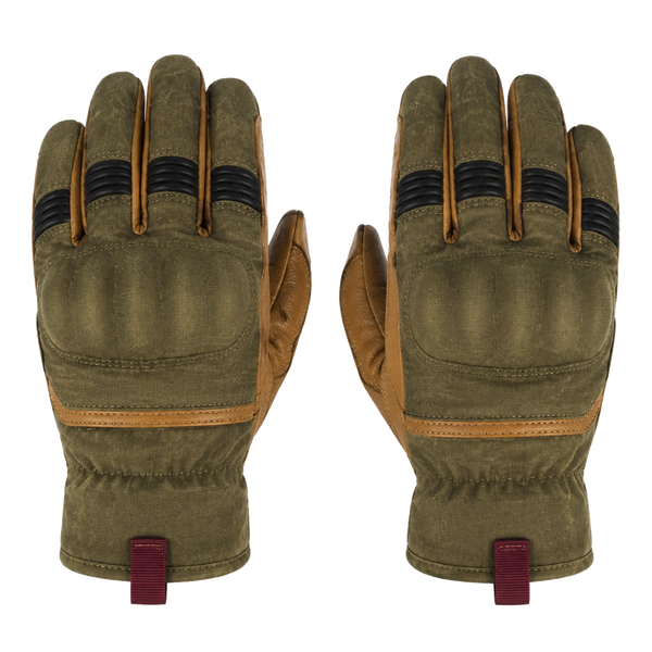 OliveMetro Olive Tan Street Motorcycle Gloves