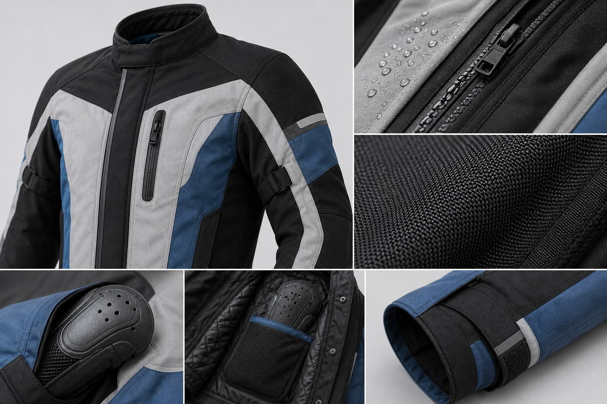 Polar Axis All-Season Motorcycle Jacket detail