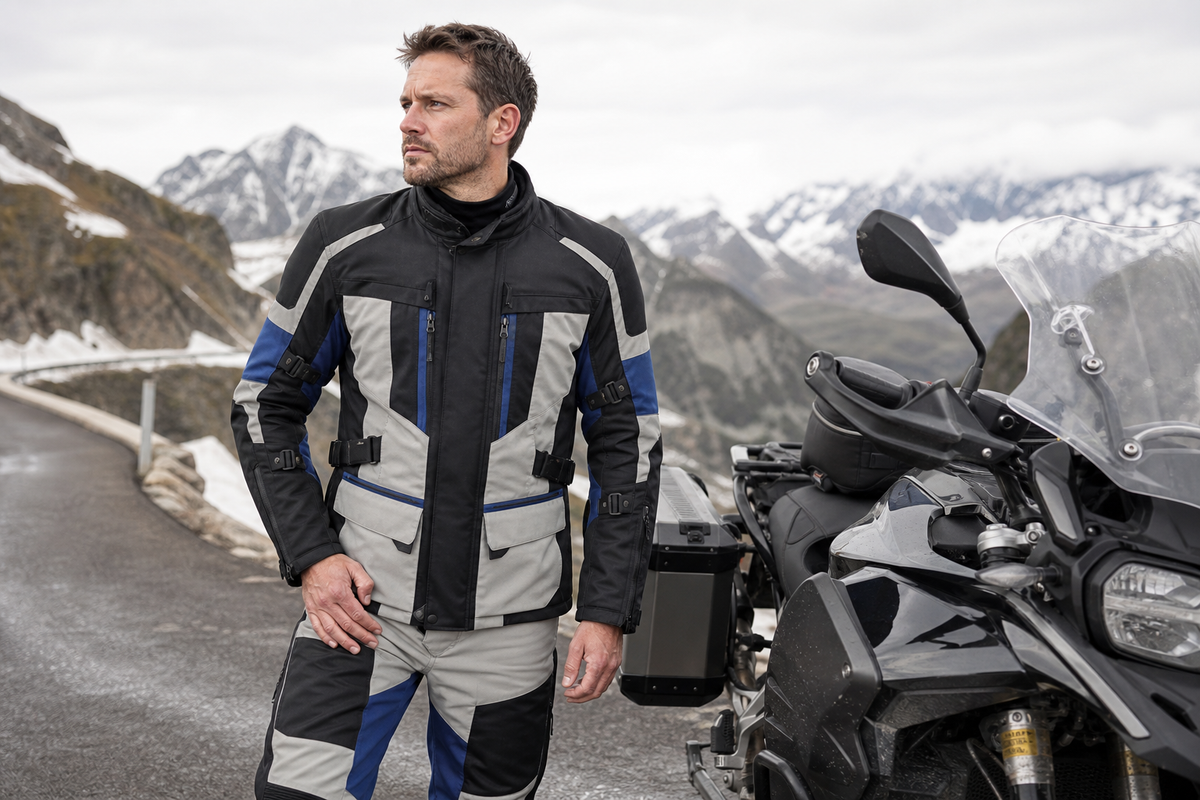 Polar Axis All-Season Motorcycle Jacket lifestyle