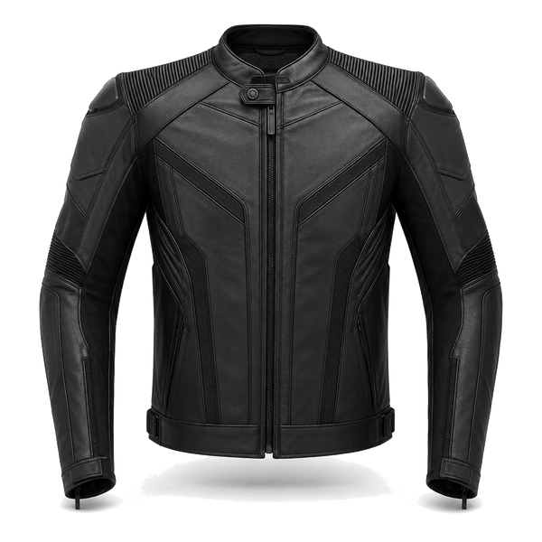 PolarCircuit R Leather Motorcycle Racing Jacket