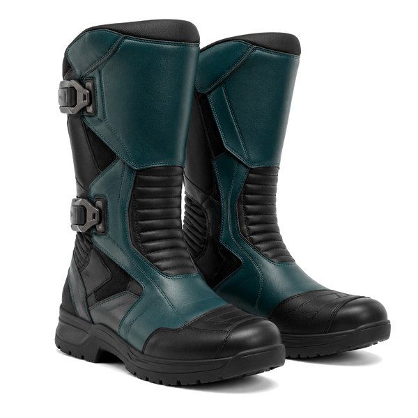 PolarTrek White Touring Motorcycle Boots