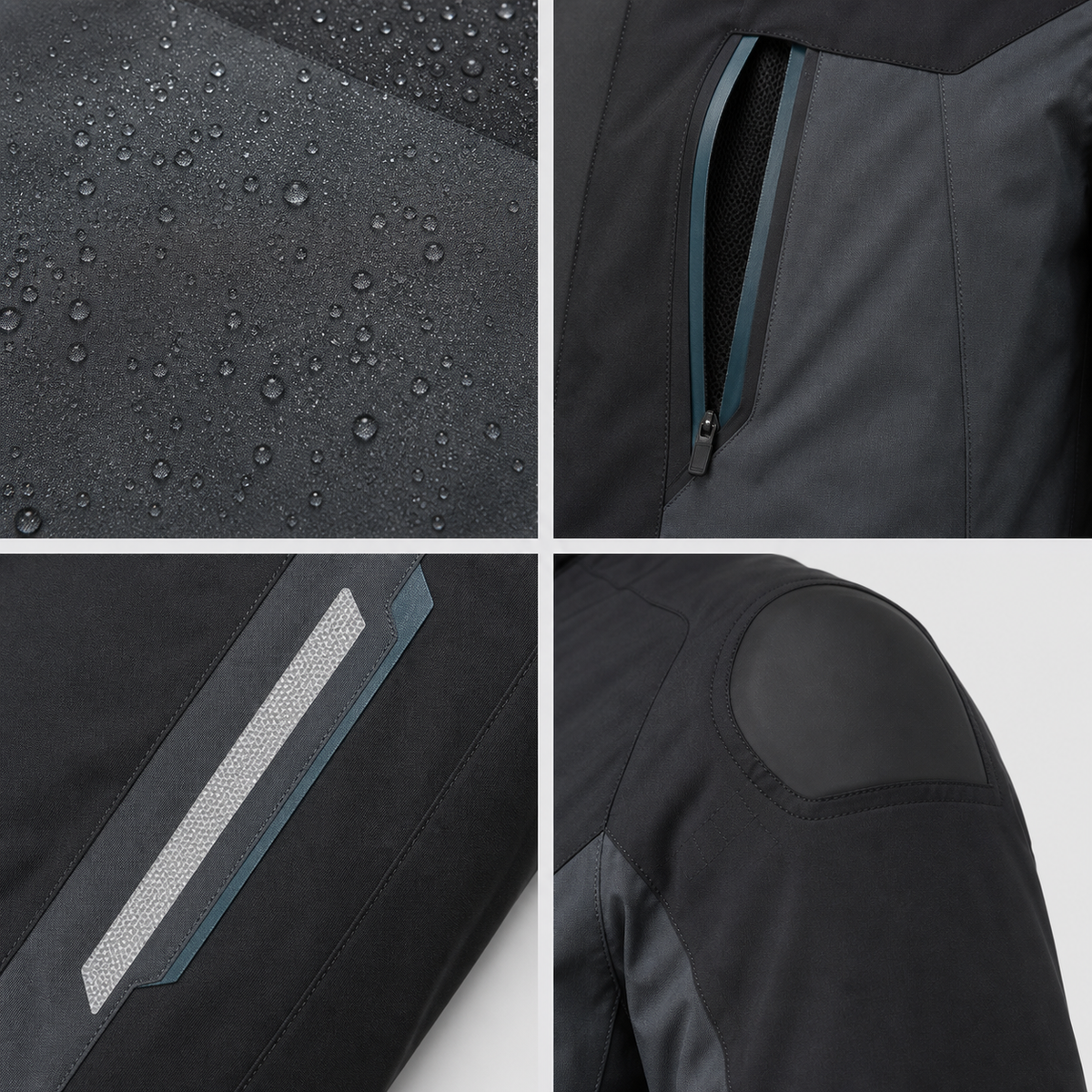 Rainforge Commuter All-Season Motorcycle Jacket detail