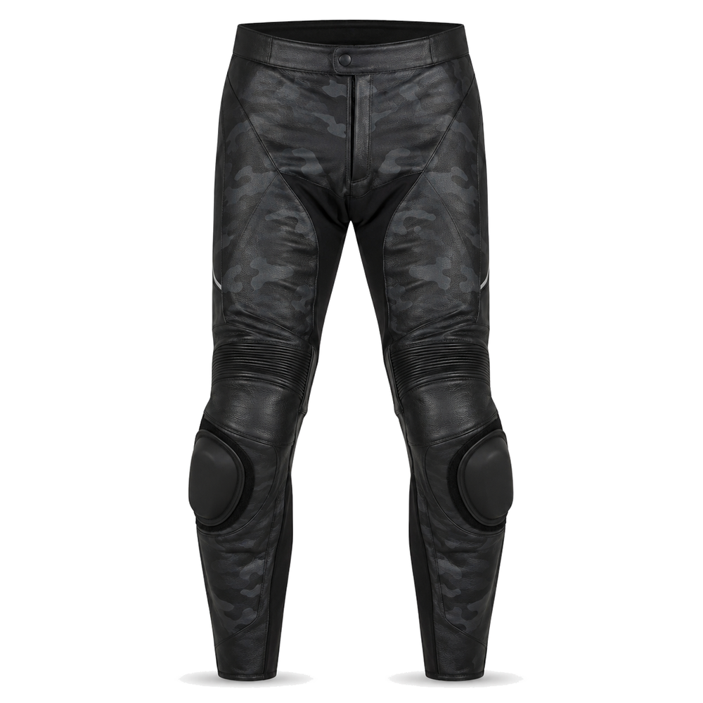 Redline Mono original white red motorcycle racing pants front view