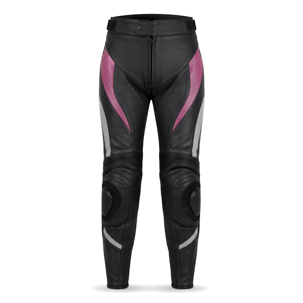 RoseLine W original women's leather racing pants front view