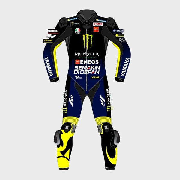 Yamaha Valentino Rossi 2019 Blue Motorcycle Suit