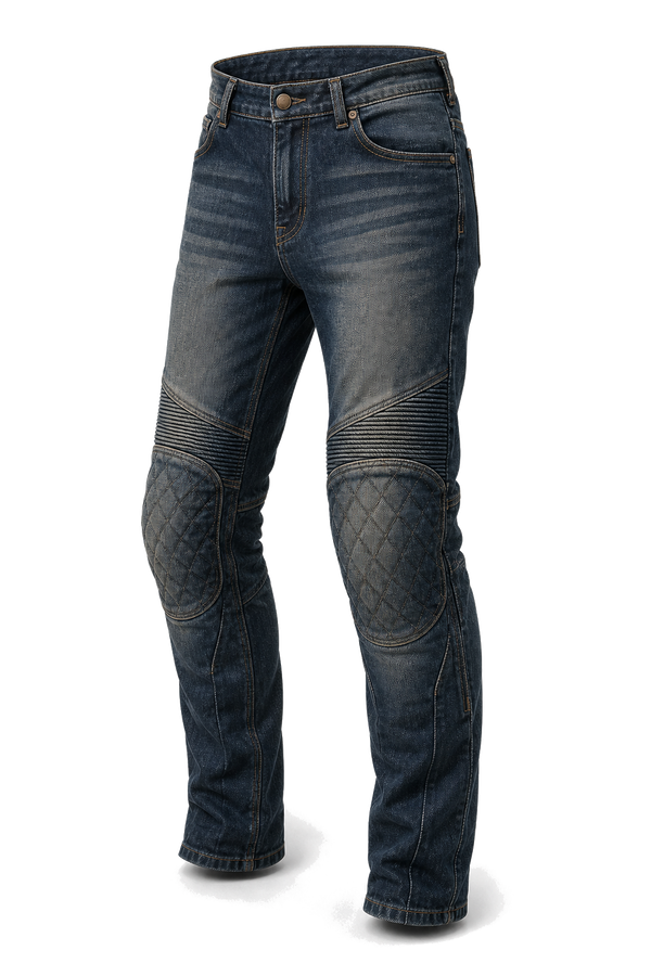 Route 66 Indigo Armored Motorcycle Riding Jeans