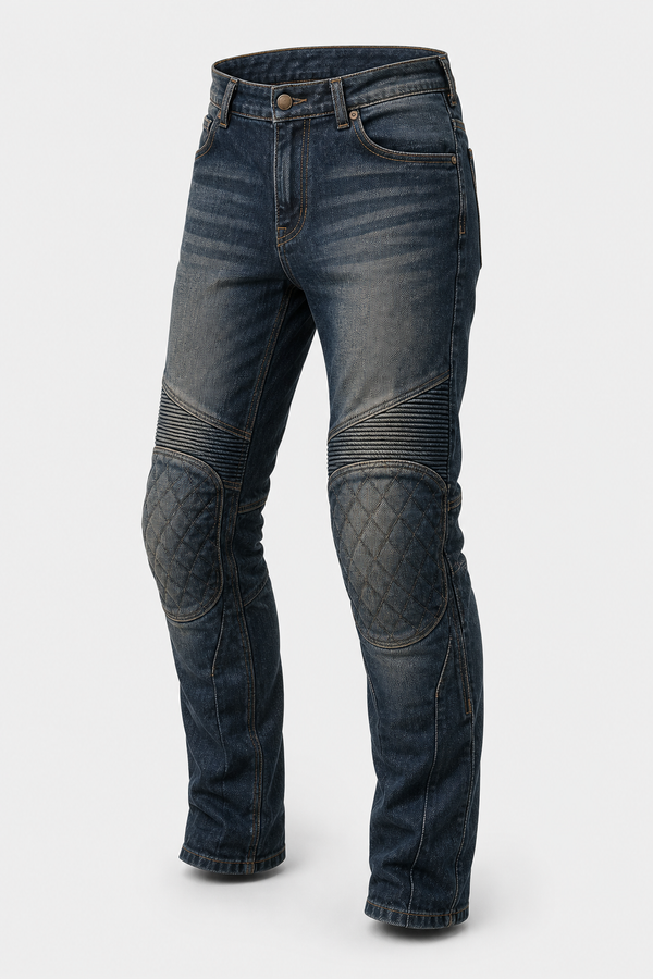 Route 66 Indigo Armored Motorcycle Riding Jeans
