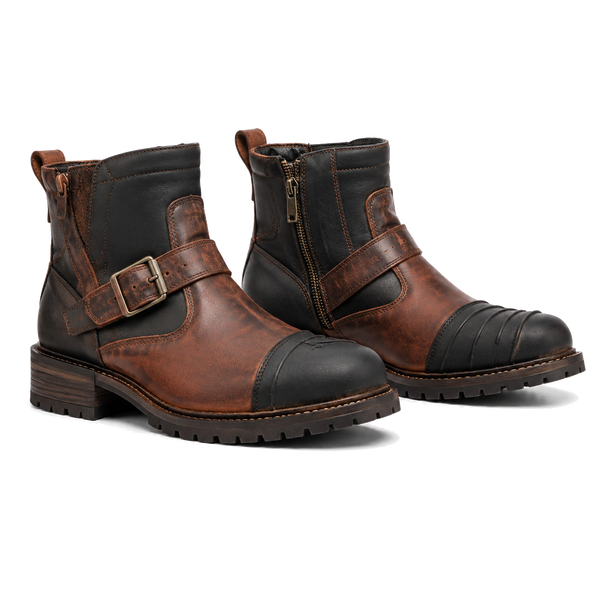 Rust Forge Buckle Motorcycle Riding Shoes