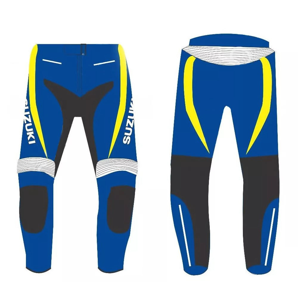 Suzuki Mens Motorcycle Racing Pants - ZEES MOTO