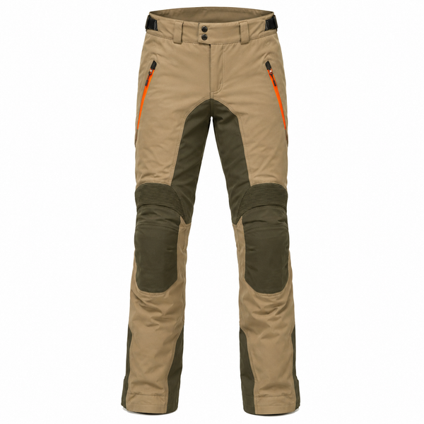 SandHorizon Tan Olive Waterproof Textile Motorcycle Pants