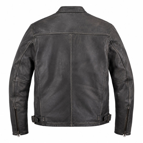 Sandstone Nomad Leather Cruiser Jacket