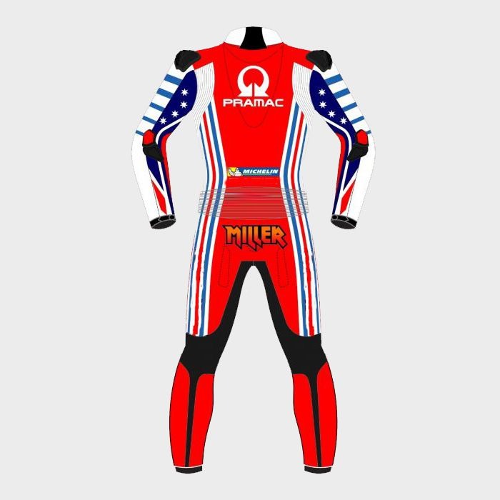Ducati Jack Miller MotoGP 2020 Motorcycle Racing Suit - ZEES MOTO
