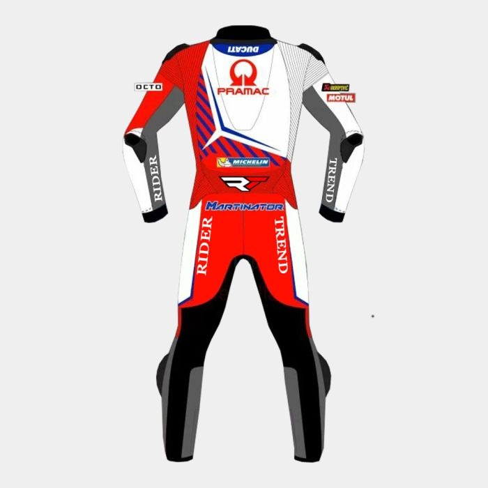 Ducati Pramac 2021 Jorge Martin Motorcycle Suit - ZEES MOTO