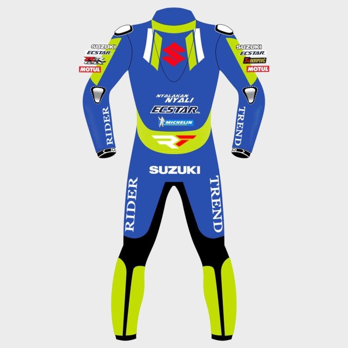 Suzuki Alex Rins Motorcycle Racing Suit - ZEES MOTO