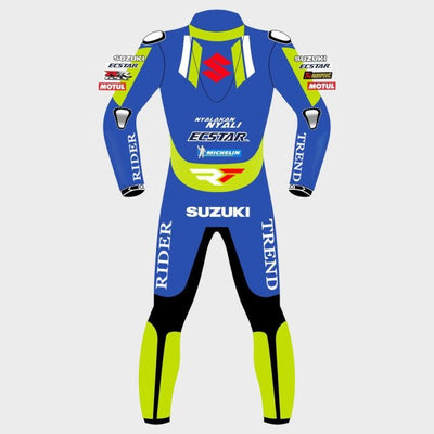 Suzuki Alex Rins Motorcycle Racing Suit - ZEES MOTO